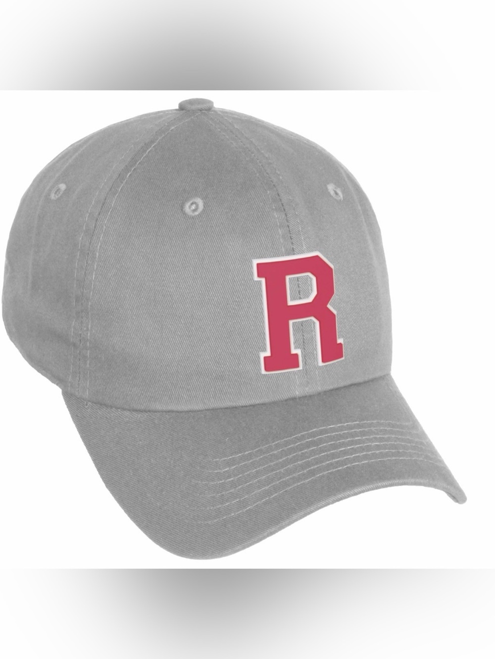 NWOT Rutgers Scarlet Knights relaxed fit hat in gray. Fanatics